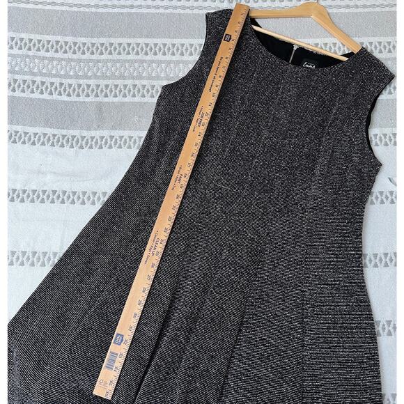 Simply Emma NWT Glitter Knit A-Line Dress Black Silver Women's 20W Formal Dance - Picture 4 of 8